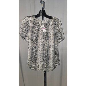 Van Heusen Women's Snake Skin Top - XXS